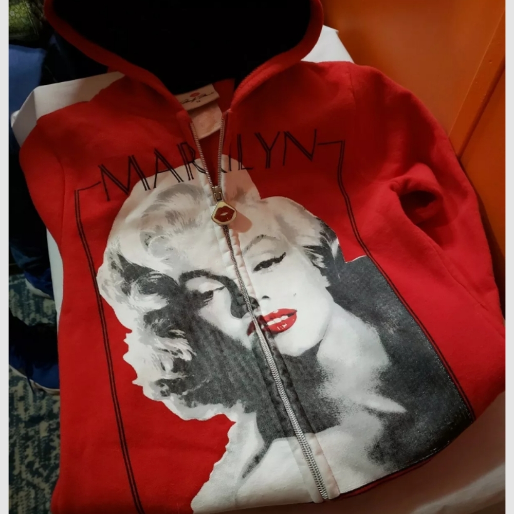 Marilyn Monroe zip up Hoodie